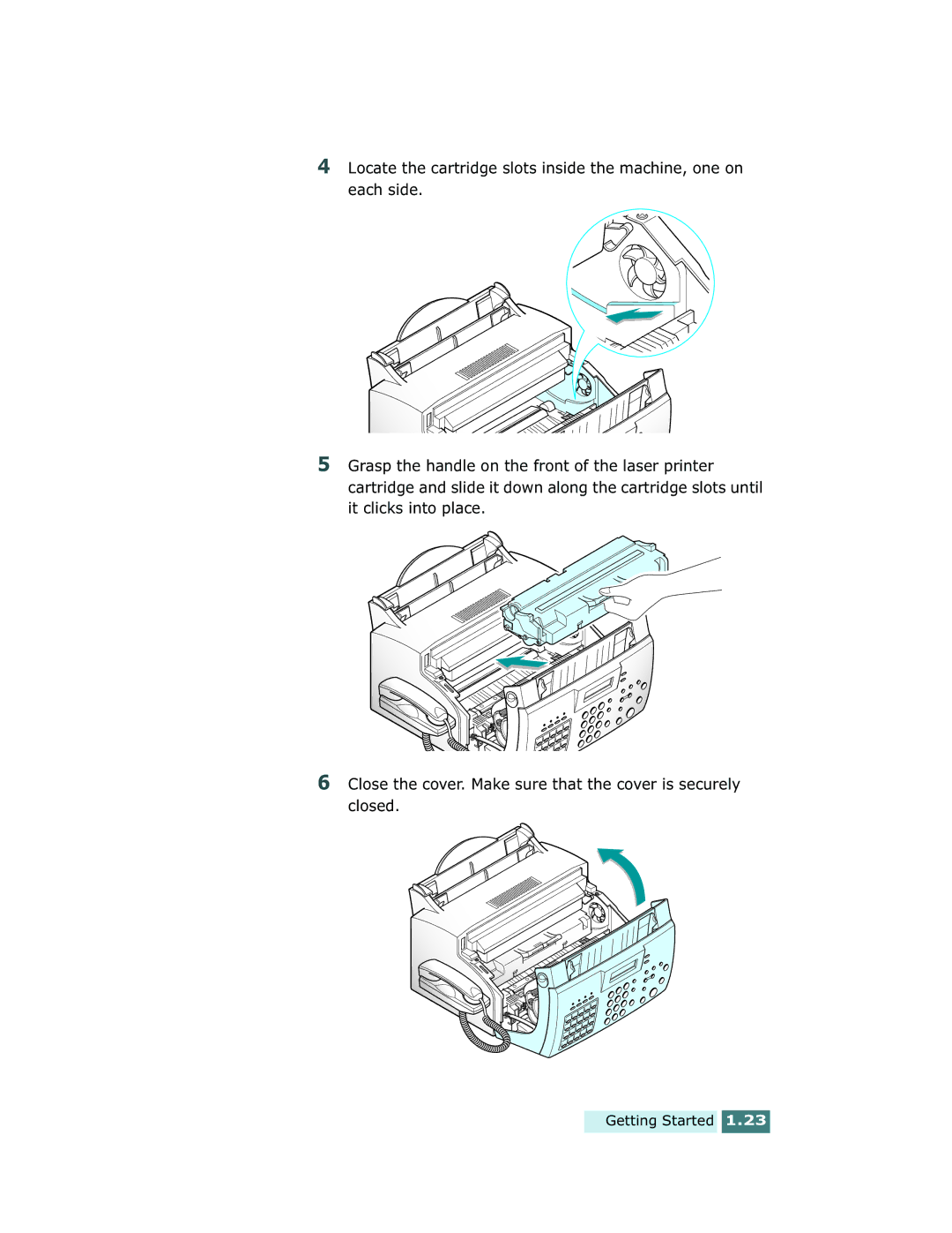 Xerox Pro 580 manual Getting Started 