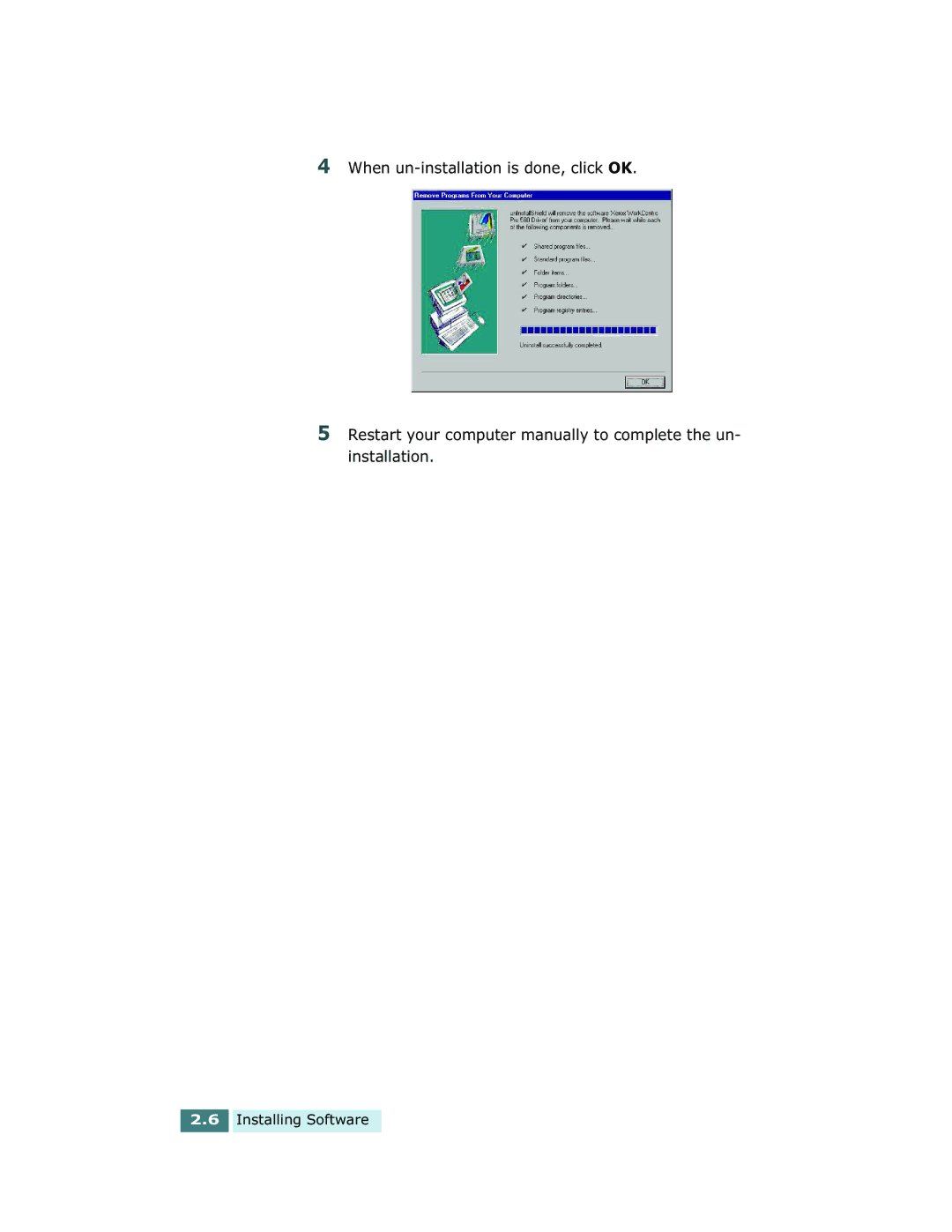 Xerox Pro 580 manual Installing Software 