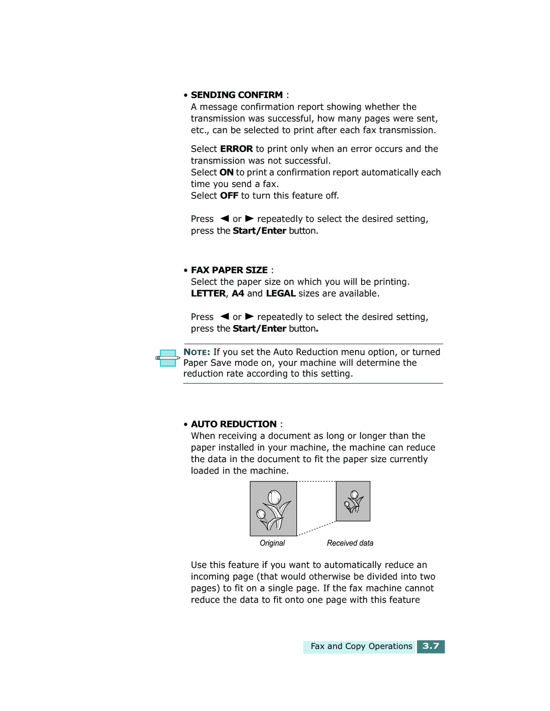 Xerox Pro 580 manual Sending Confirm 