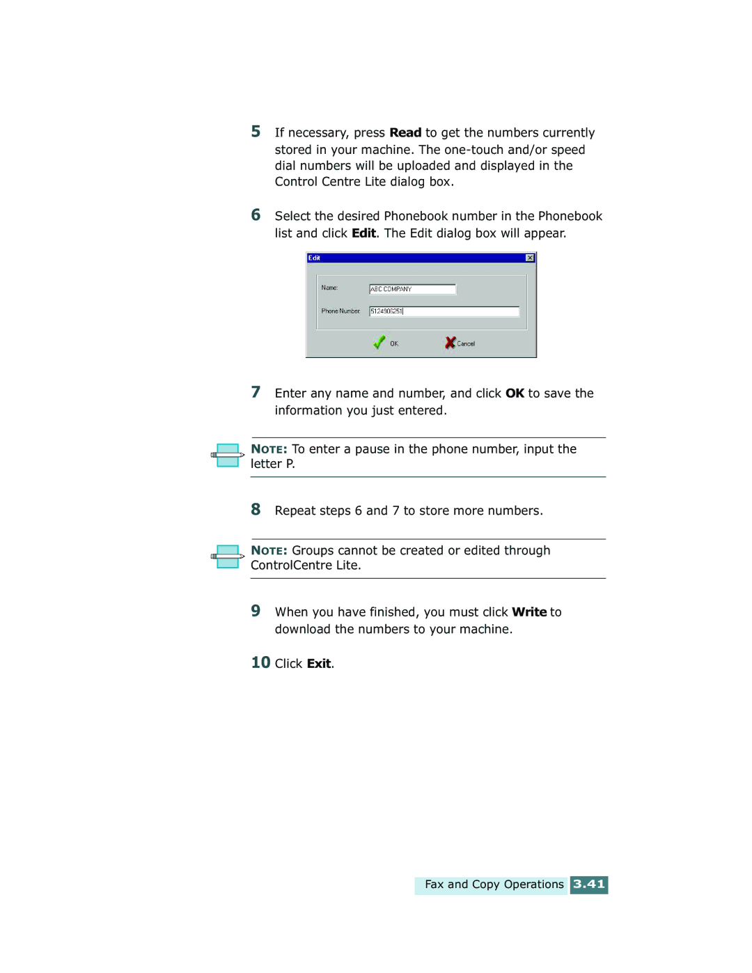 Xerox Pro 580 manual Fax and Copy Operations 