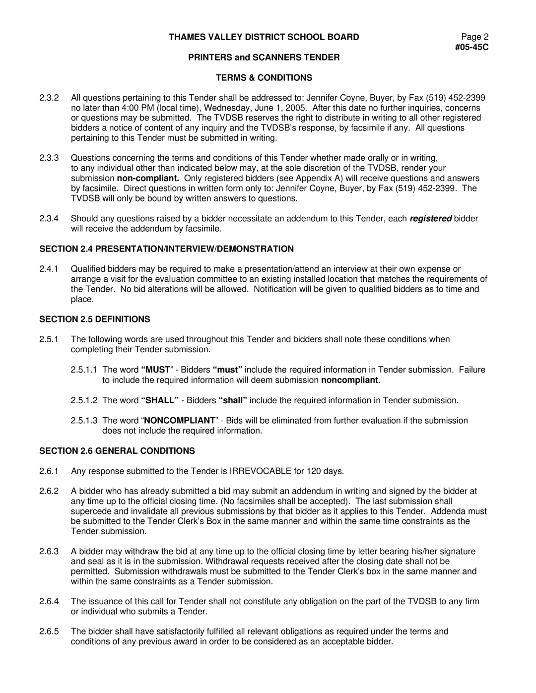 Xerox Scanner manual Presentation/Interview/Demonstration, Definitions, General Conditions 