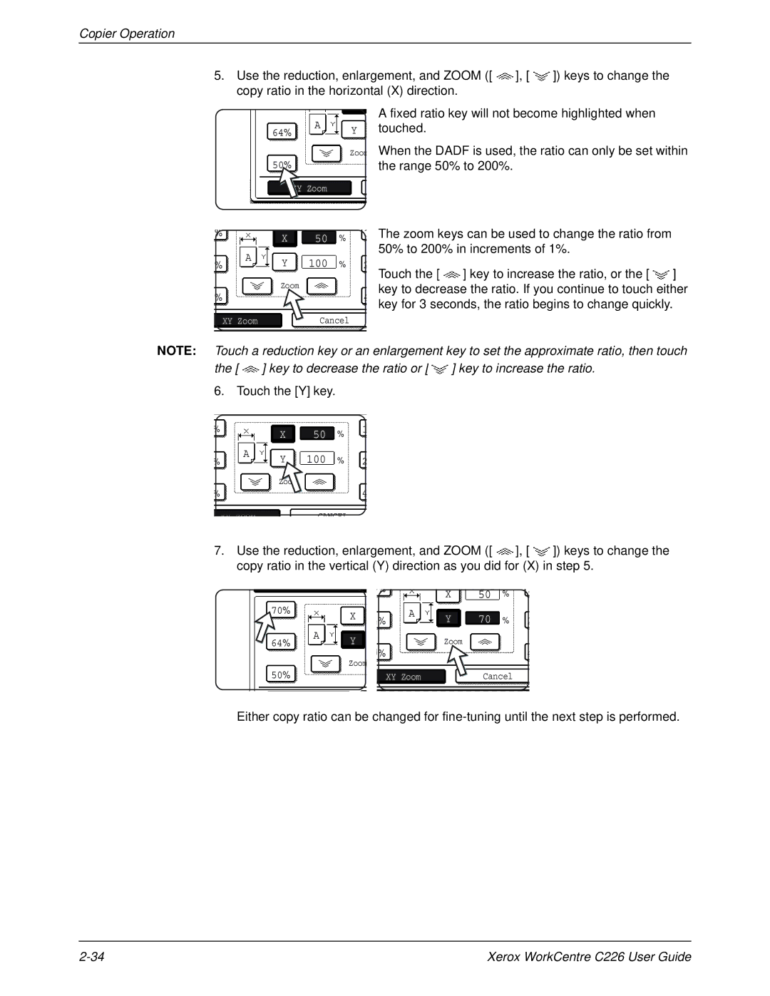 Xerox WorkCentre C226 manual 64% 