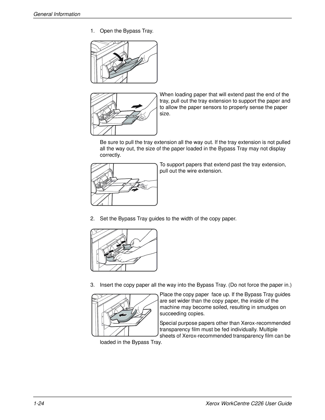 Xerox WorkCentre C226 manual General Information 