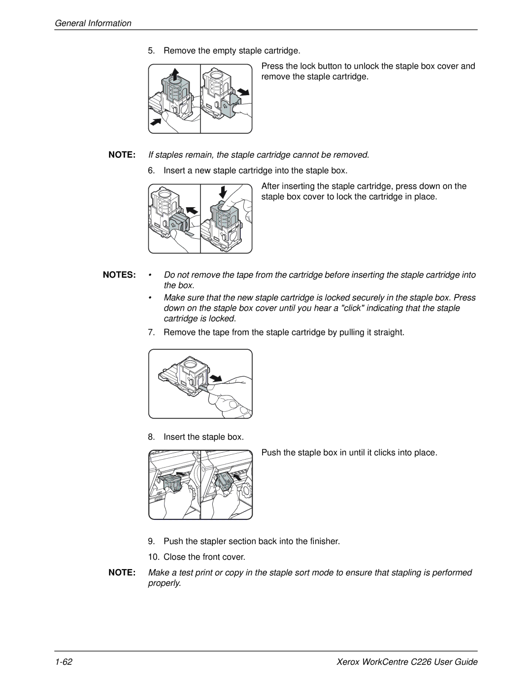 Xerox WorkCentre C226 manual General Information 