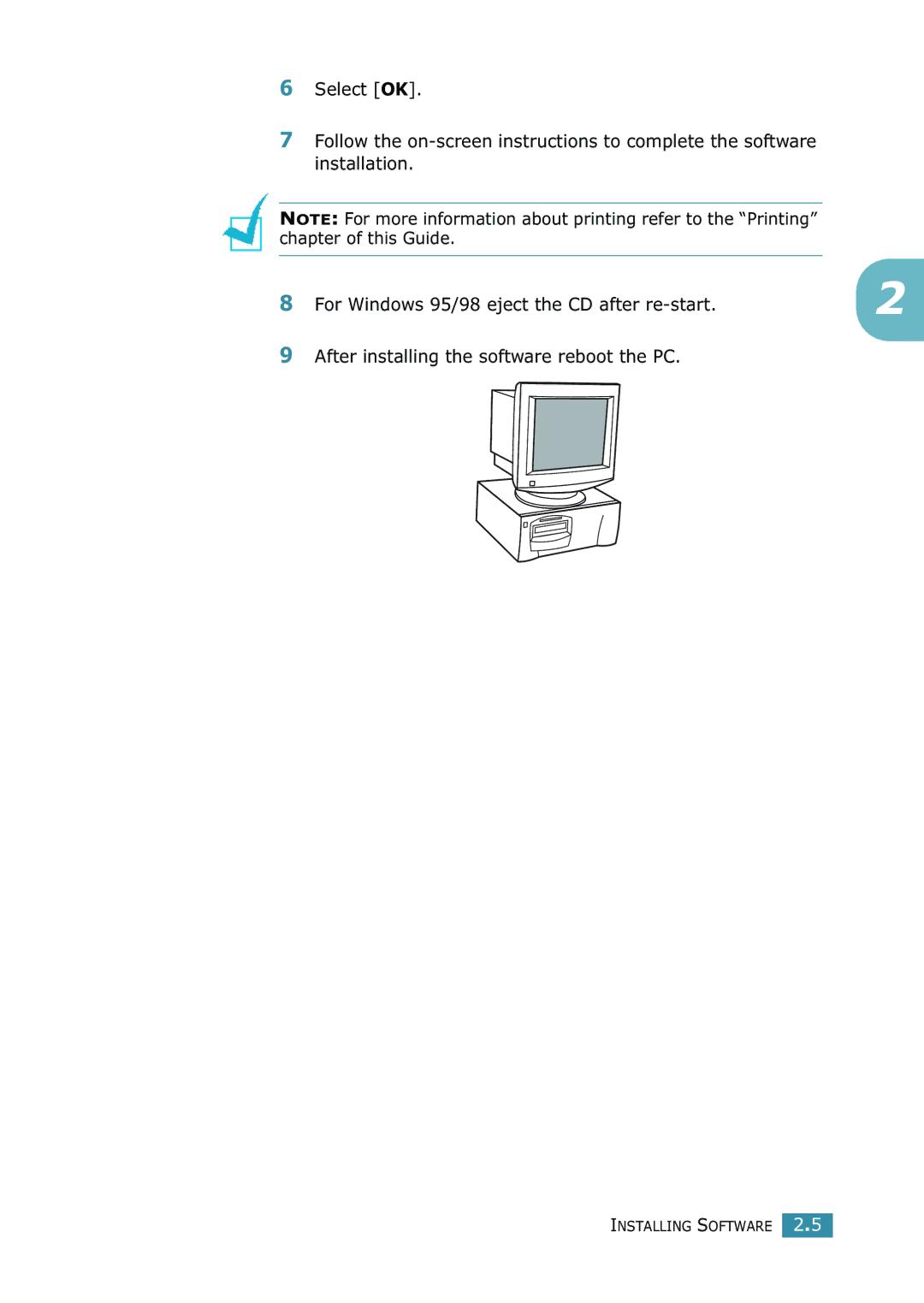 Xerox WorkCentre PE16 manual Installing Software 