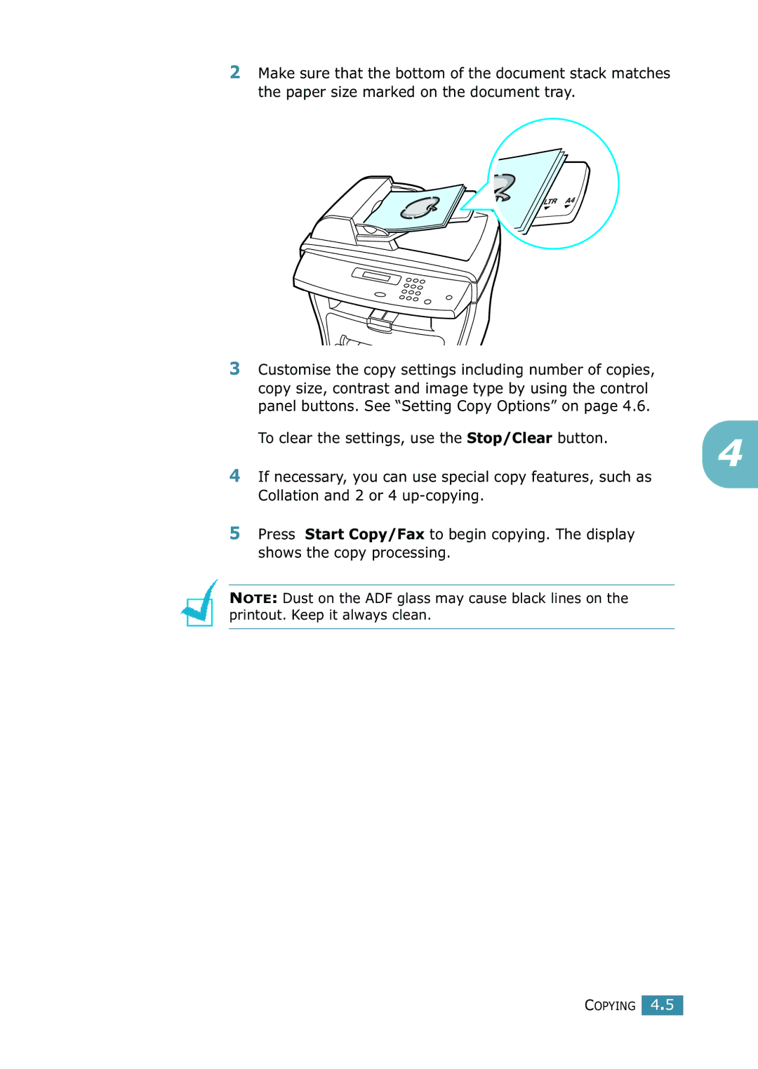 Xerox WorkCentre PE16 manual Copying 