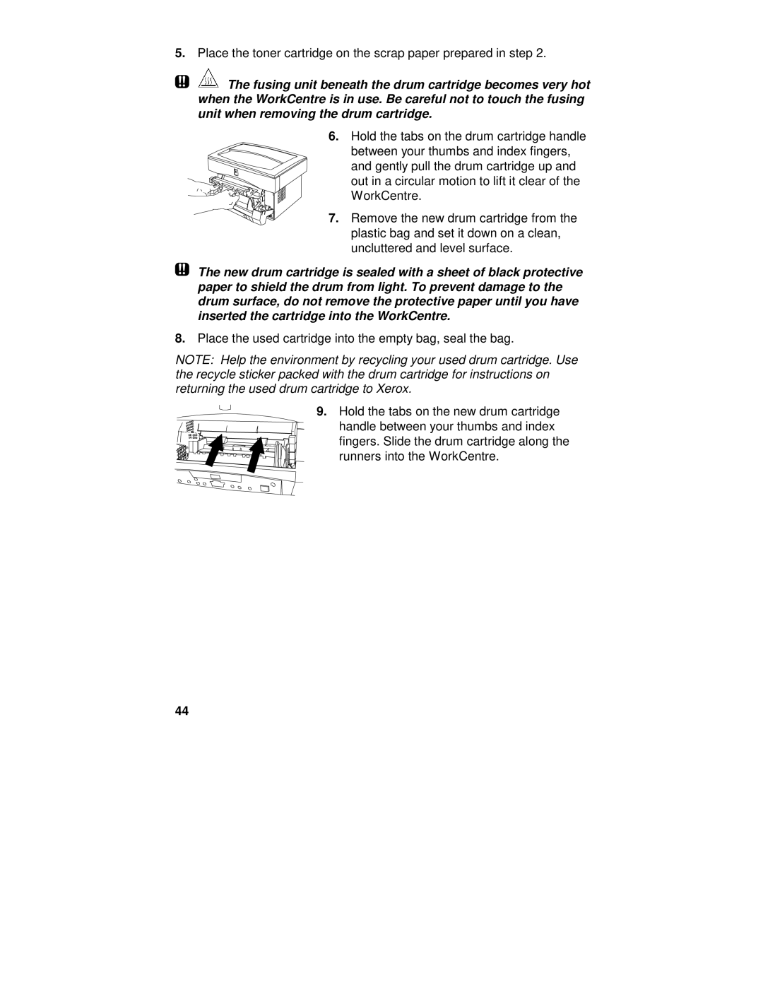 Xerox XE82, XE80, XE60, XE62 manual 