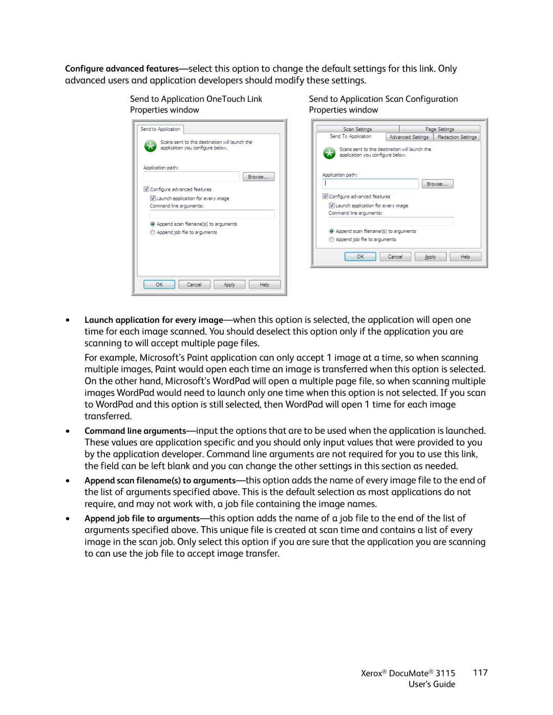 Xerox xerox documate 3115 manual Xerox DocuMate 117 User’s Guide 