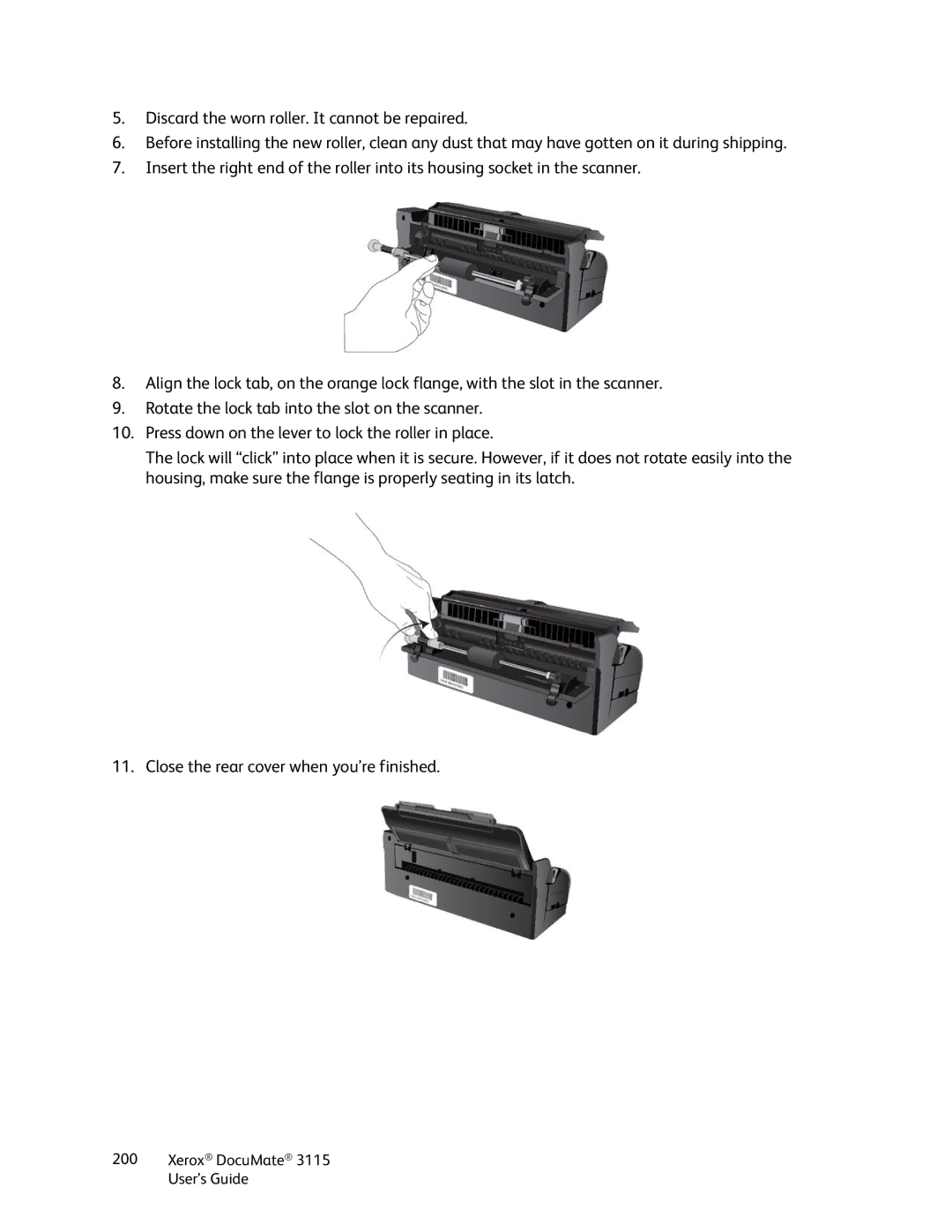 Xerox xerox documate 3115 manual Xerox DocuMate 3115 User’s Guide 