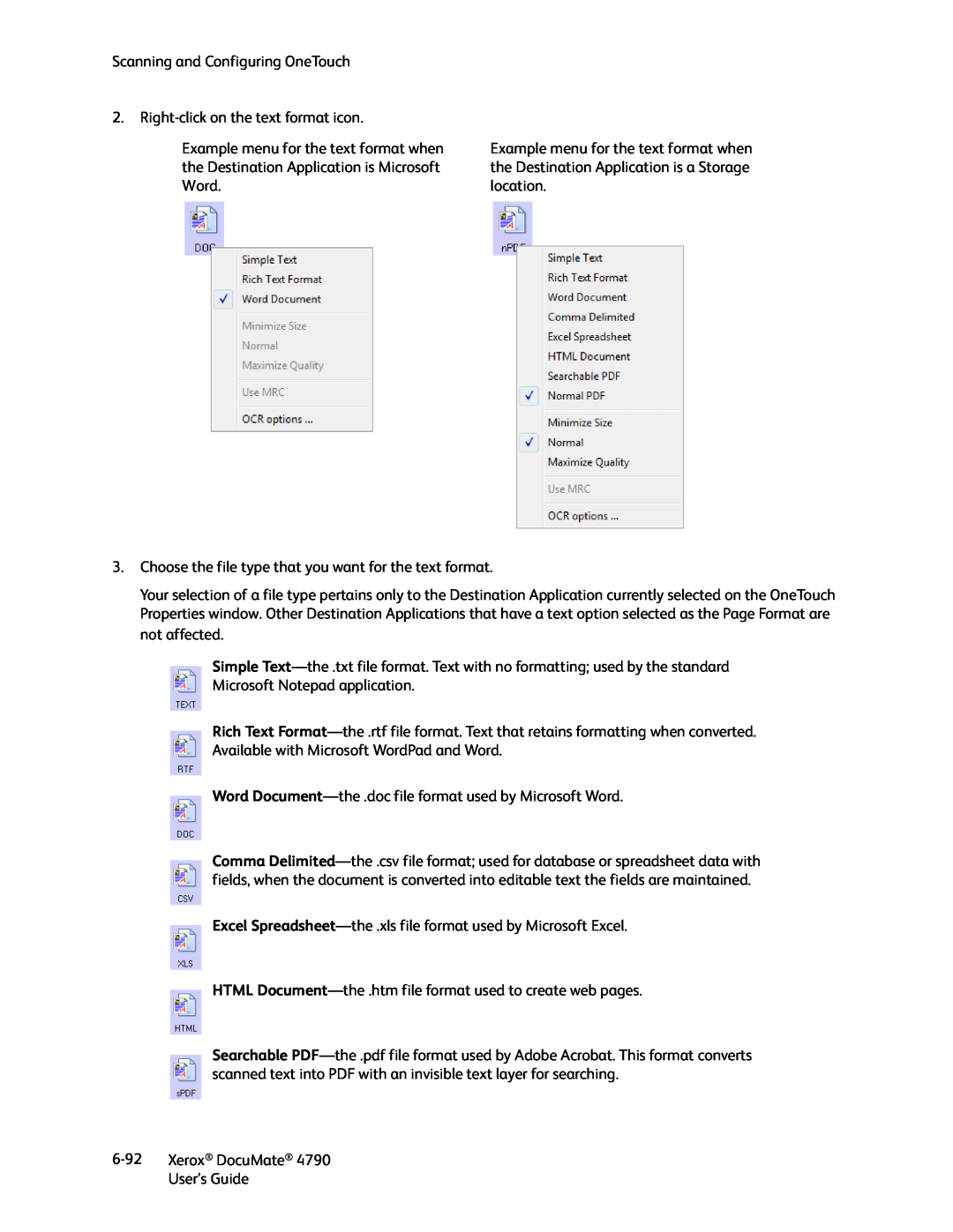 Xerox xerox documate manual 