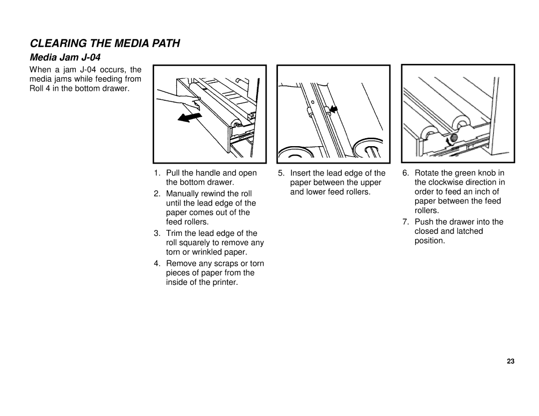 Xerox XES 8855 manual Media Jam J-04 