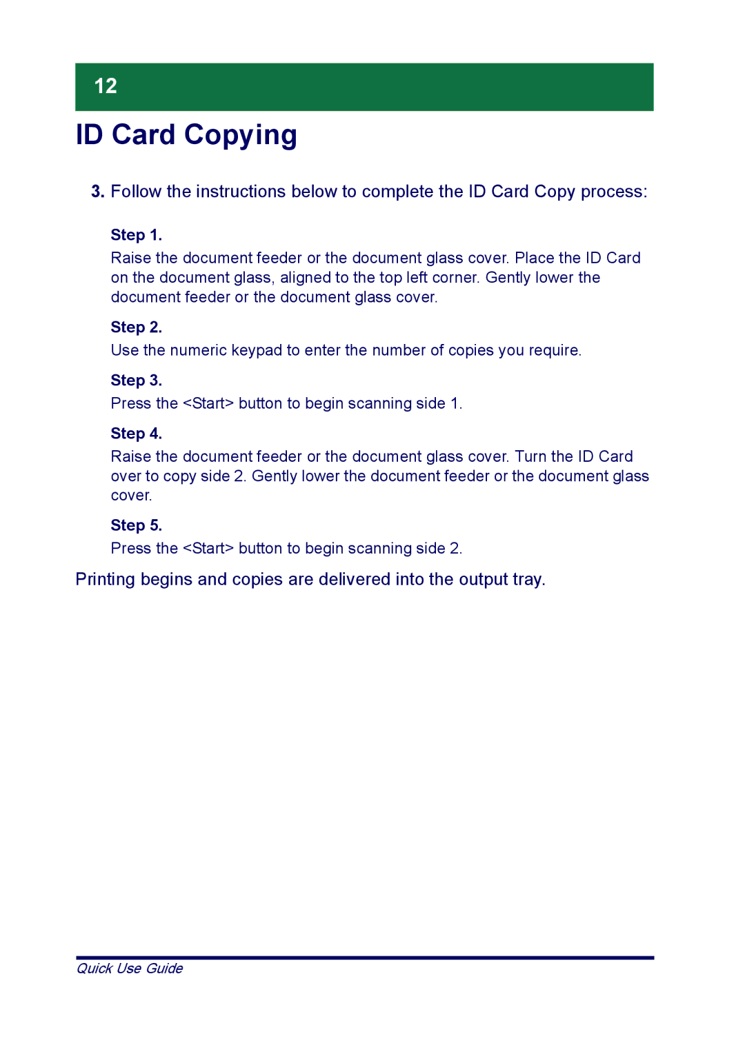 Xerox XT3008EN0-2, ME3612E4-1 manual Step 