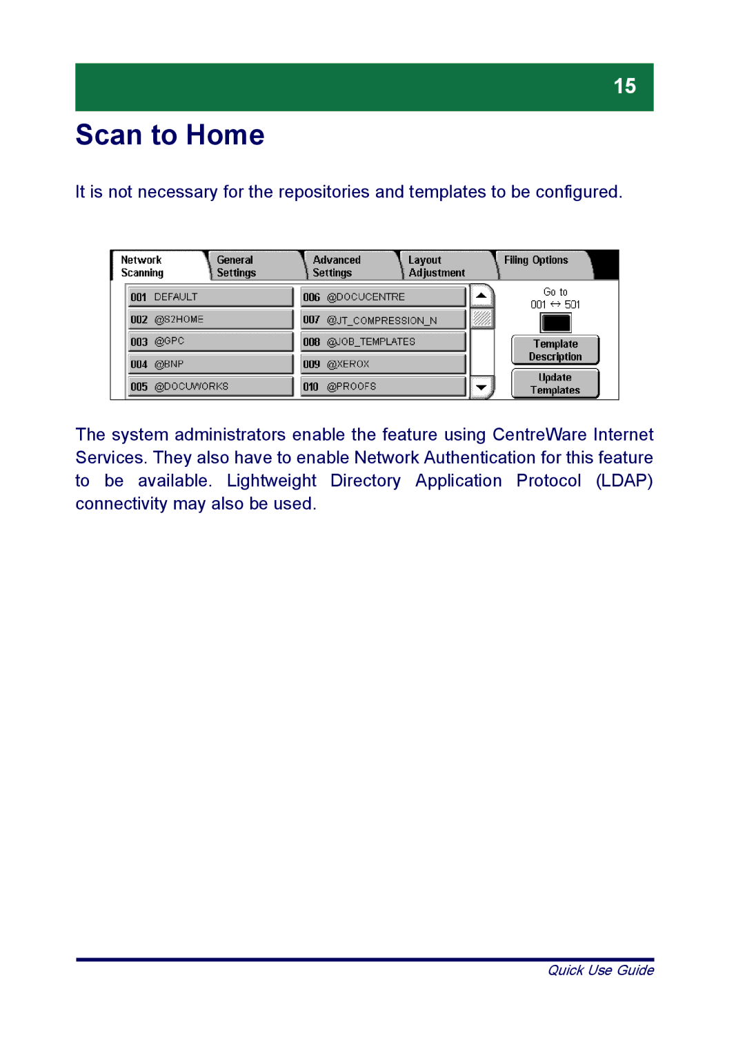 Xerox ME3612E4-1, XT3008EN0-2 manual Scan to Home 