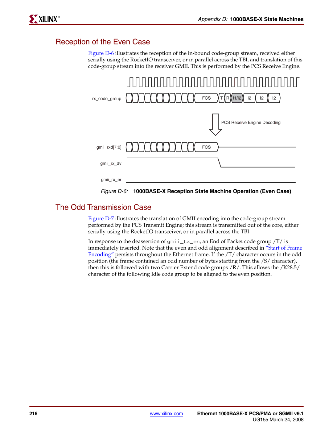 Xilinx 1000BASE-X manual 216 