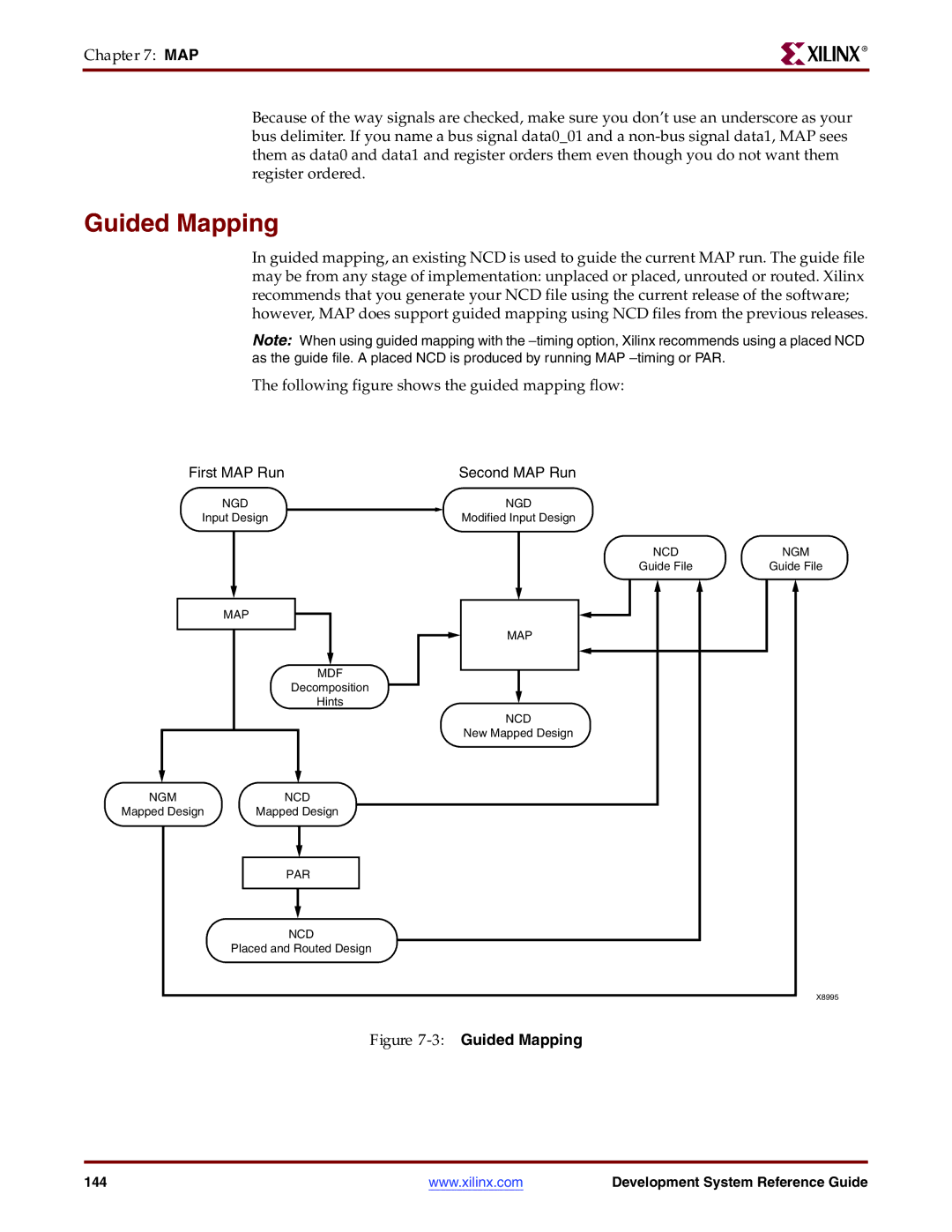 Xilinx 8.2i manual 3Guided Mapping 