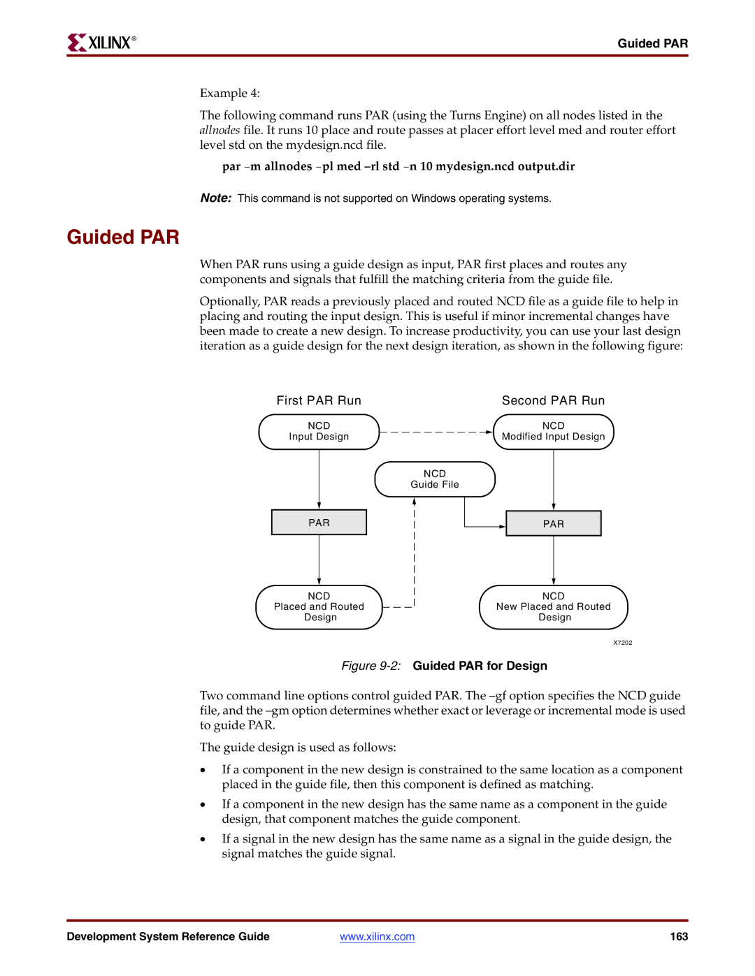 Xilinx 8.2i manual Guided PAR 