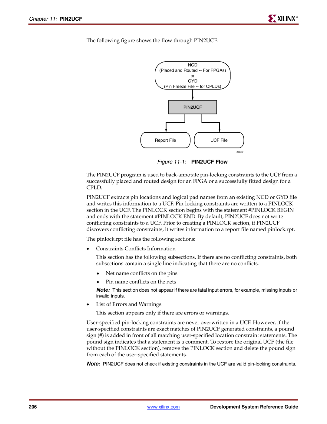 Xilinx 8.2i manual PIN2UCF Flow 