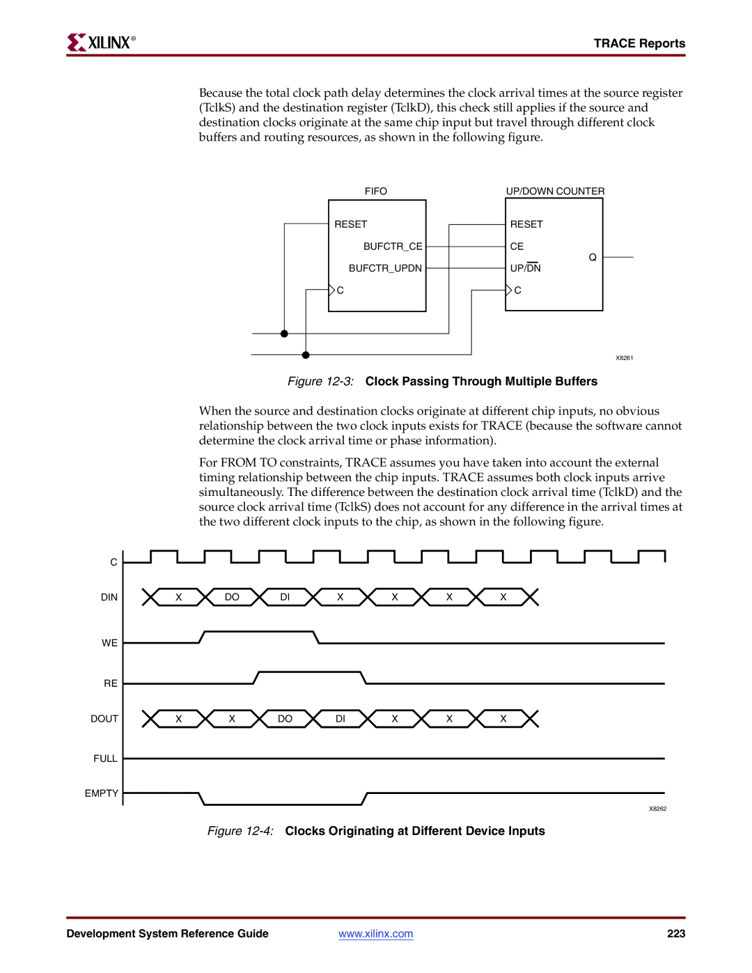 Xilinx 8.2i manual 3Clock Passing Through Multiple Buffers 