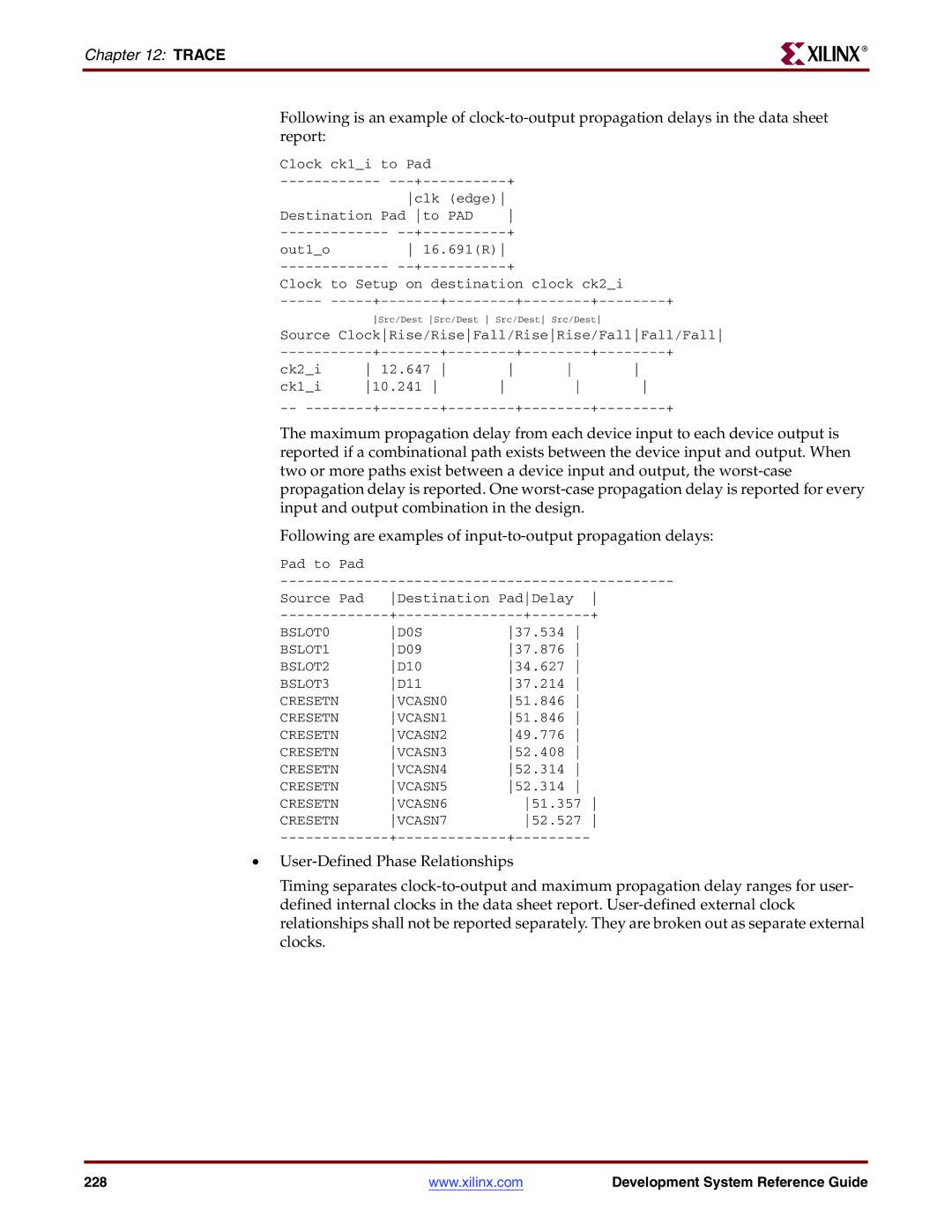 Xilinx 8.2i manual BSLOT0 D0S 