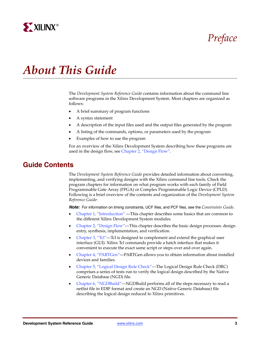 Xilinx 8.2i manual About This Guide, Guide Contents 