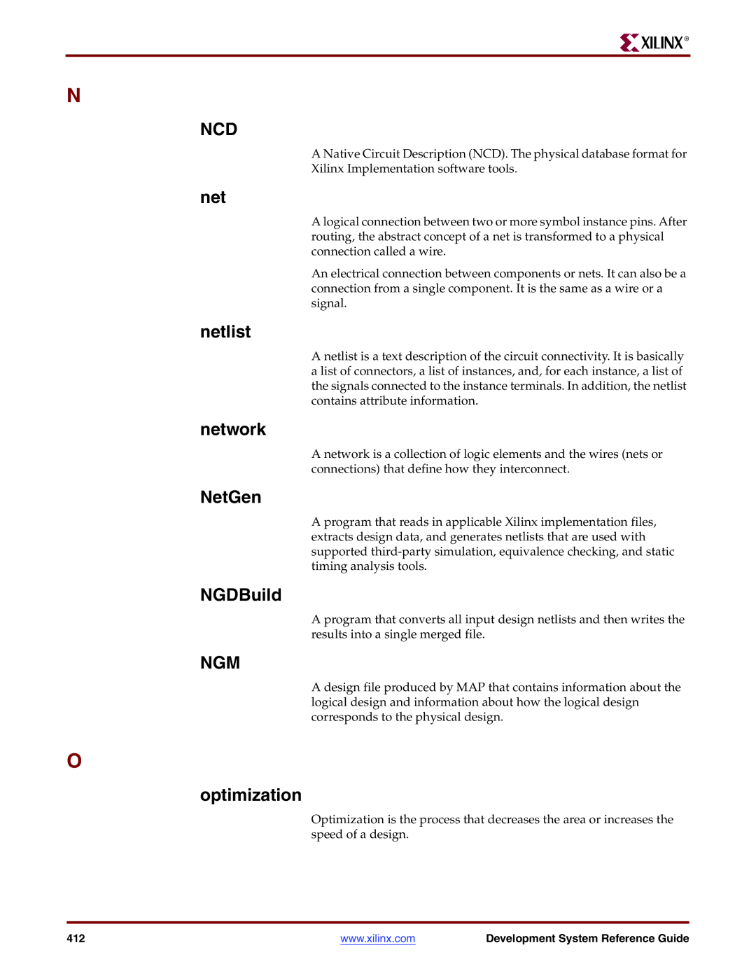 Xilinx 8.2i manual Ncd, Ngm 