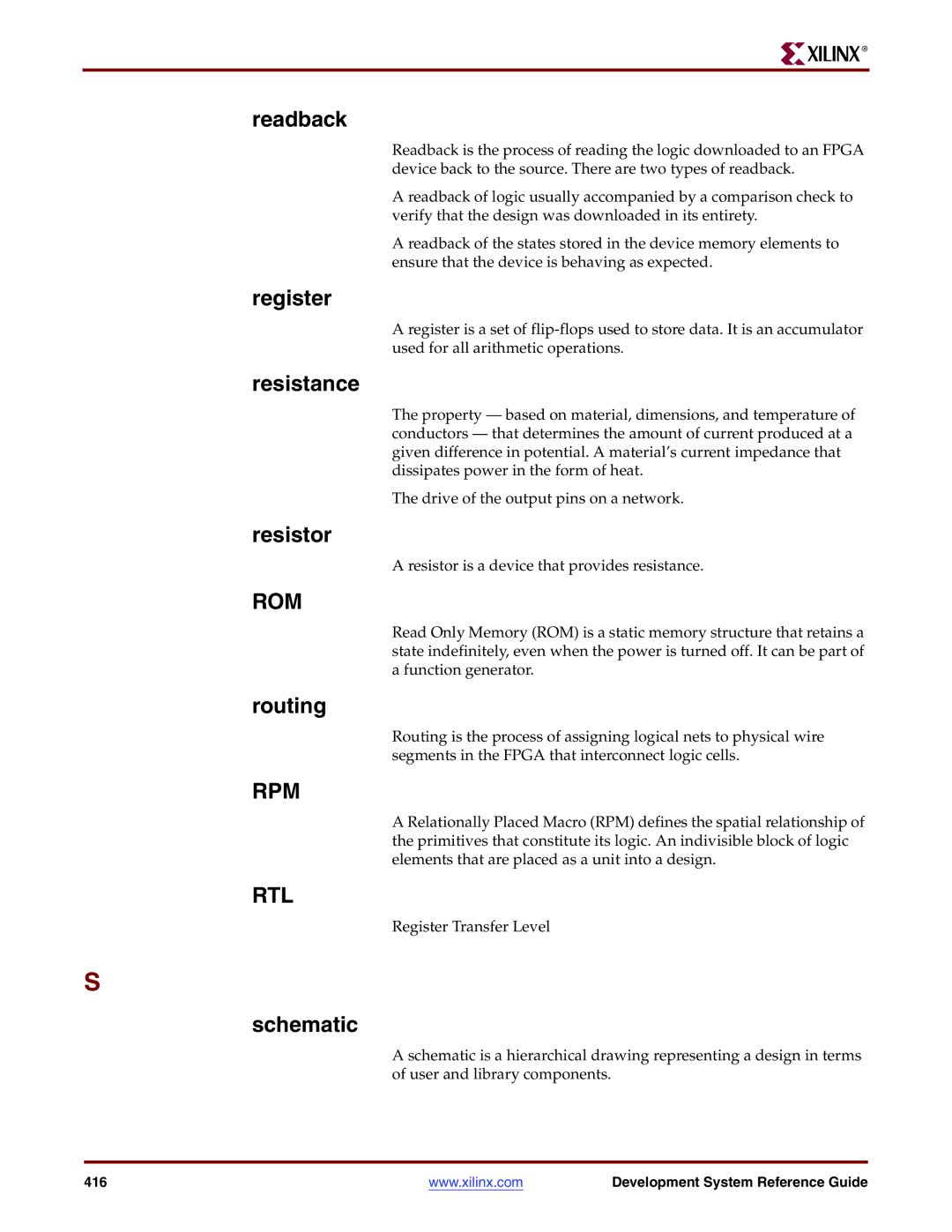 Xilinx 8.2i manual Rom, Rpm, Rtl 