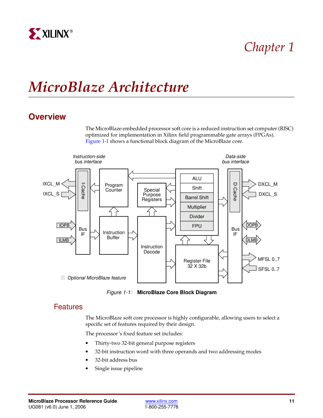 Xilinx EDK 8.2i manual Overview, Features 