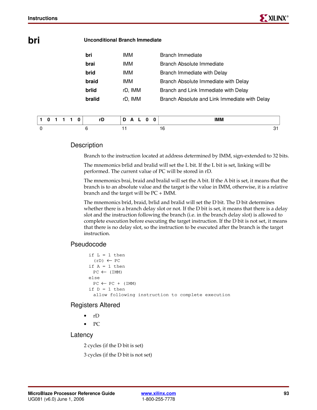 Xilinx EDK 8.2i manual Bri 