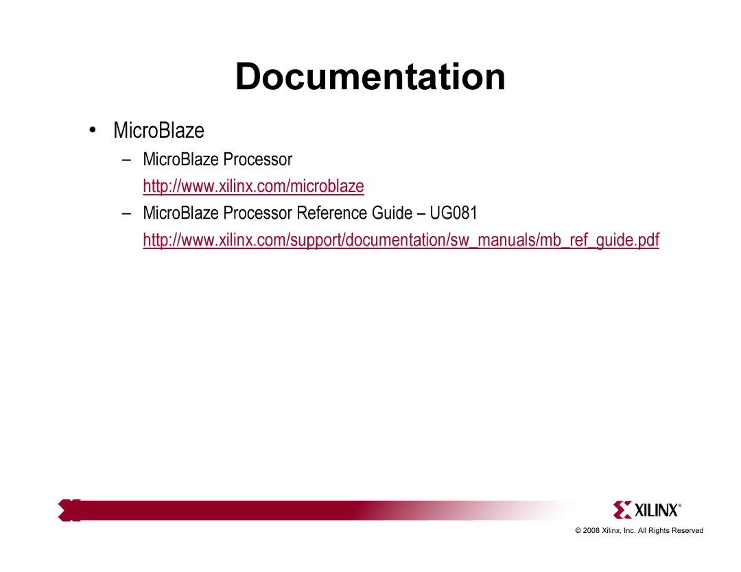 Xilinx ML507 quick start MicroBlaze 