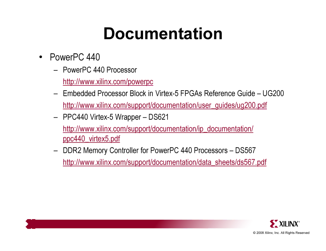 Xilinx ML510 quick start PowerPC 