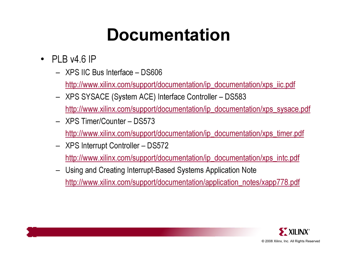 Xilinx ML510 quick start Documentation 