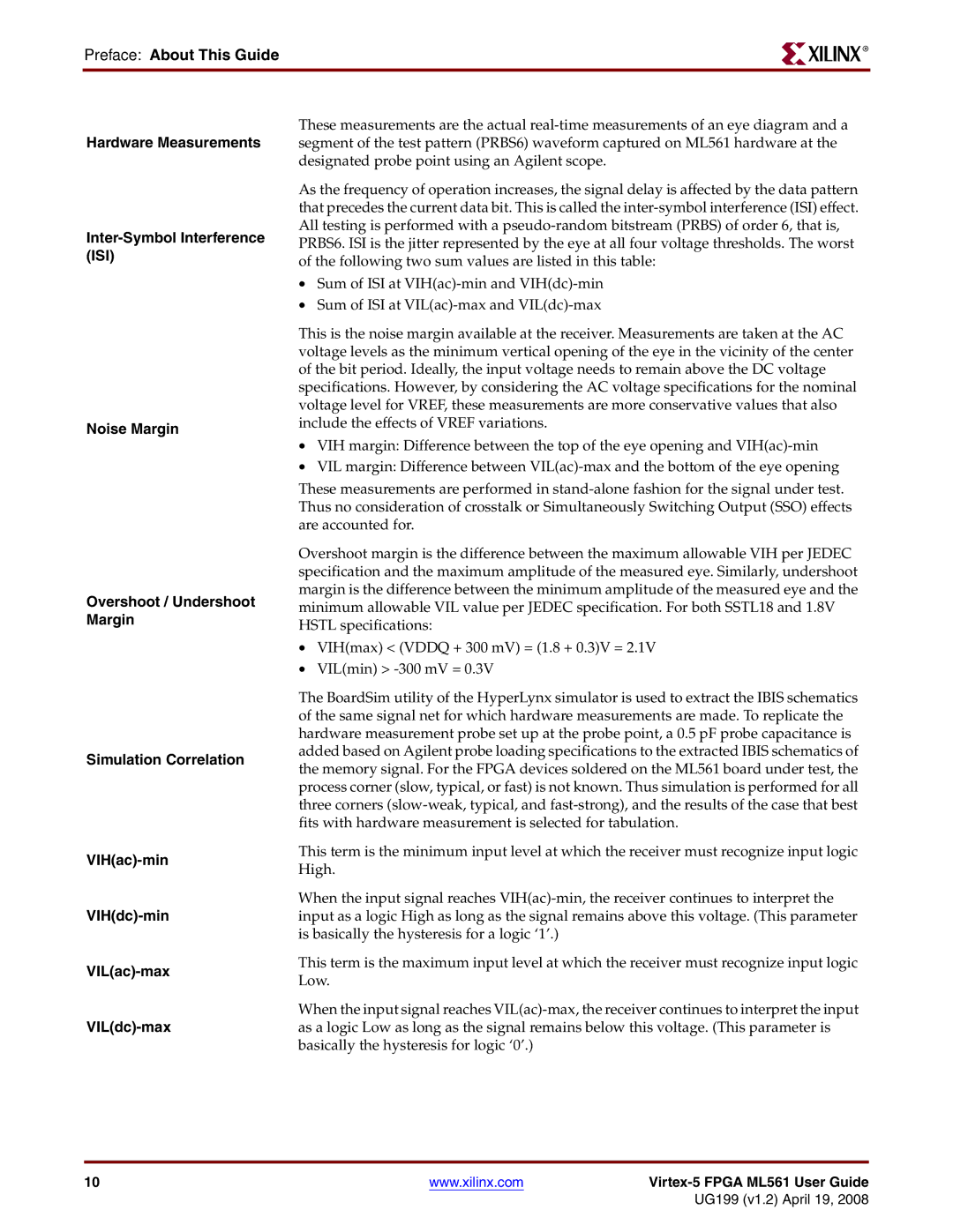 Xilinx manual Virtex-5 Fpga ML561 User Guide 