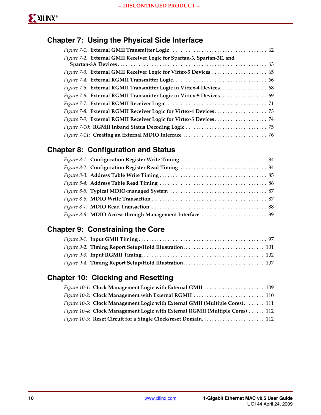 Xilinx UG144 manual 2External Gmii Receiver Logic for Spartan-3, Spartan-3E 