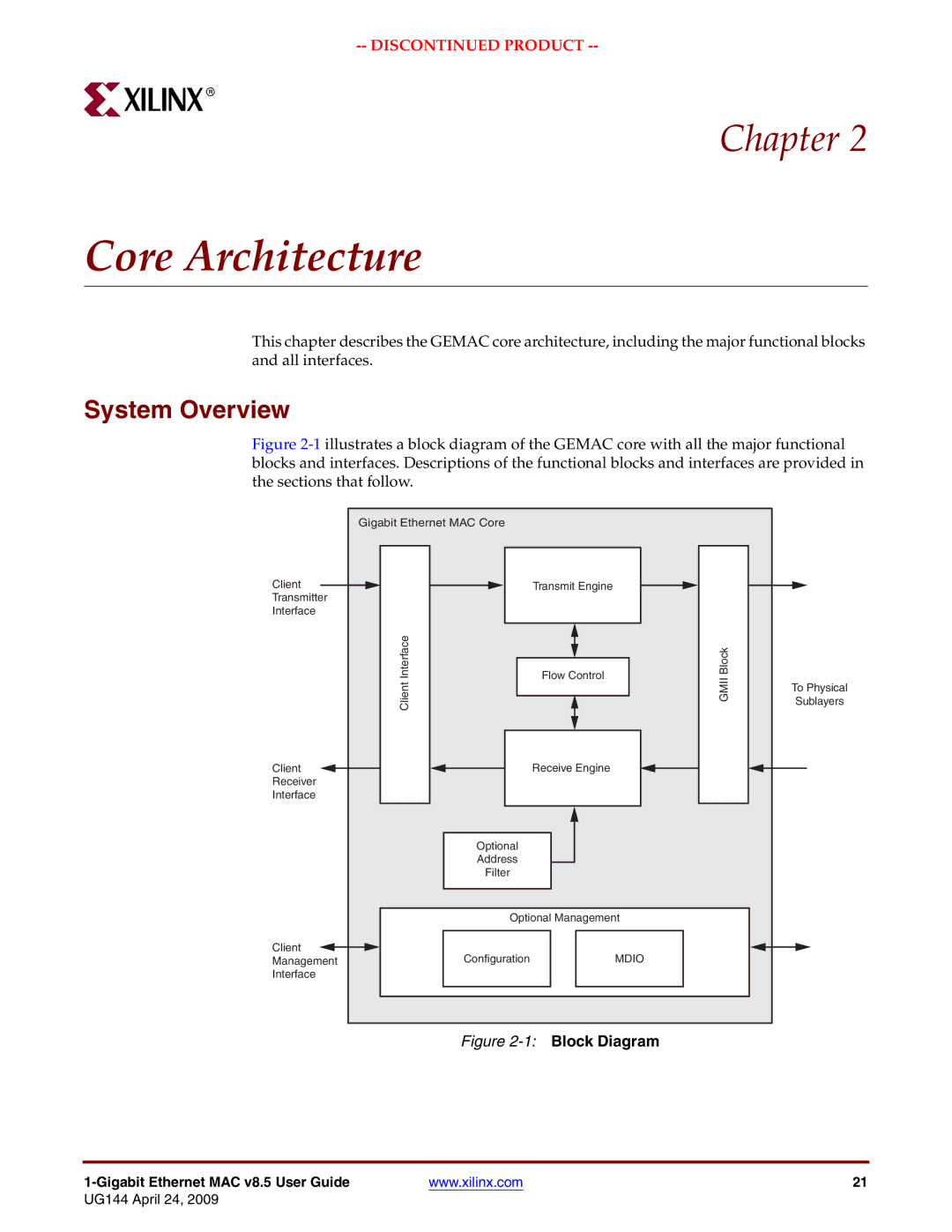 Xilinx UG144 manual Core Architecture, System Overview 