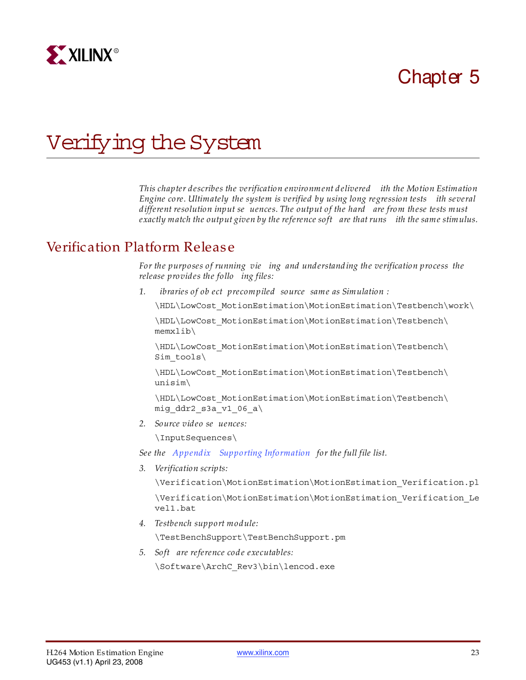 Xilinx UG4153 manual Verifying the System, Verification Platform Release 