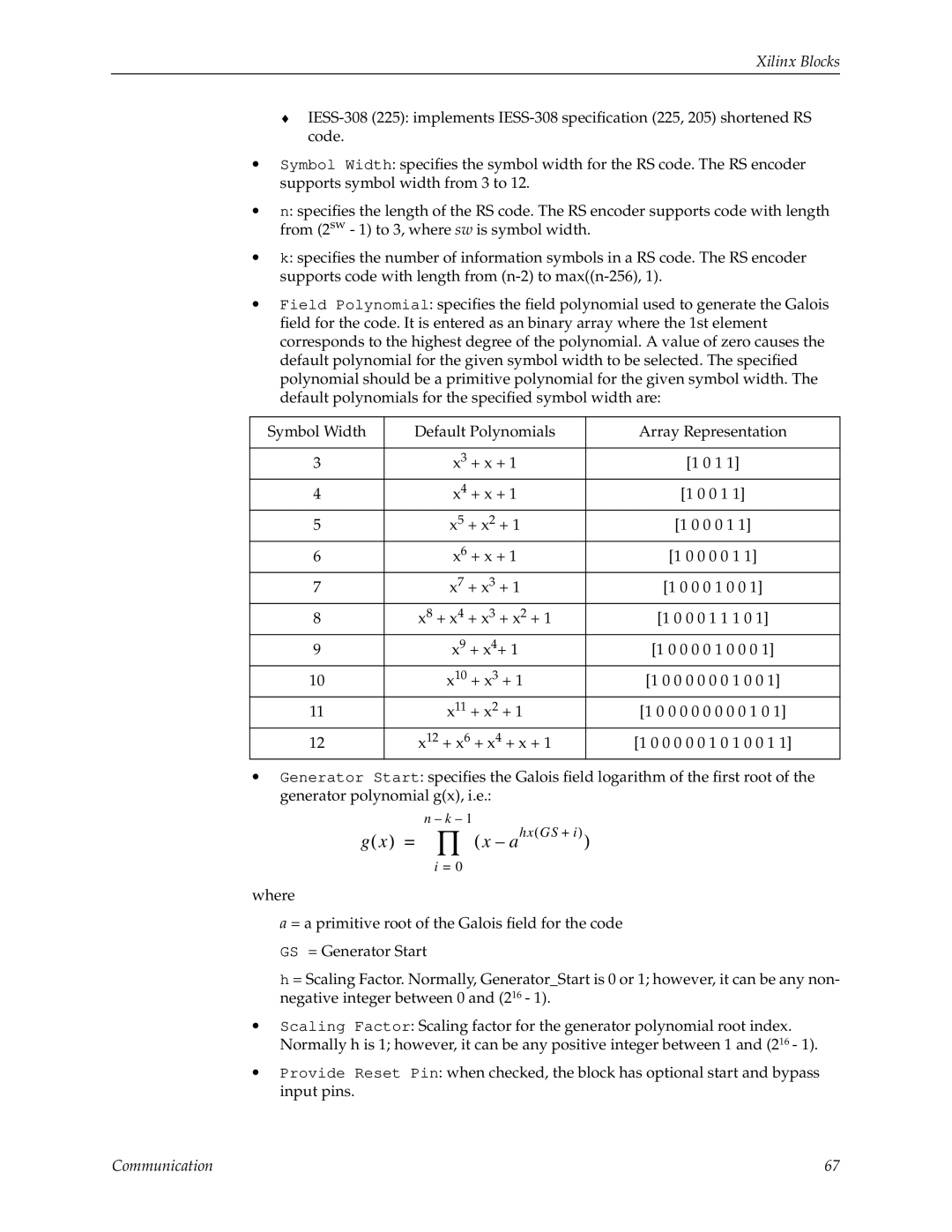 Xilinx V2.1 manual = ∏ x -ahxGS+ i i = 