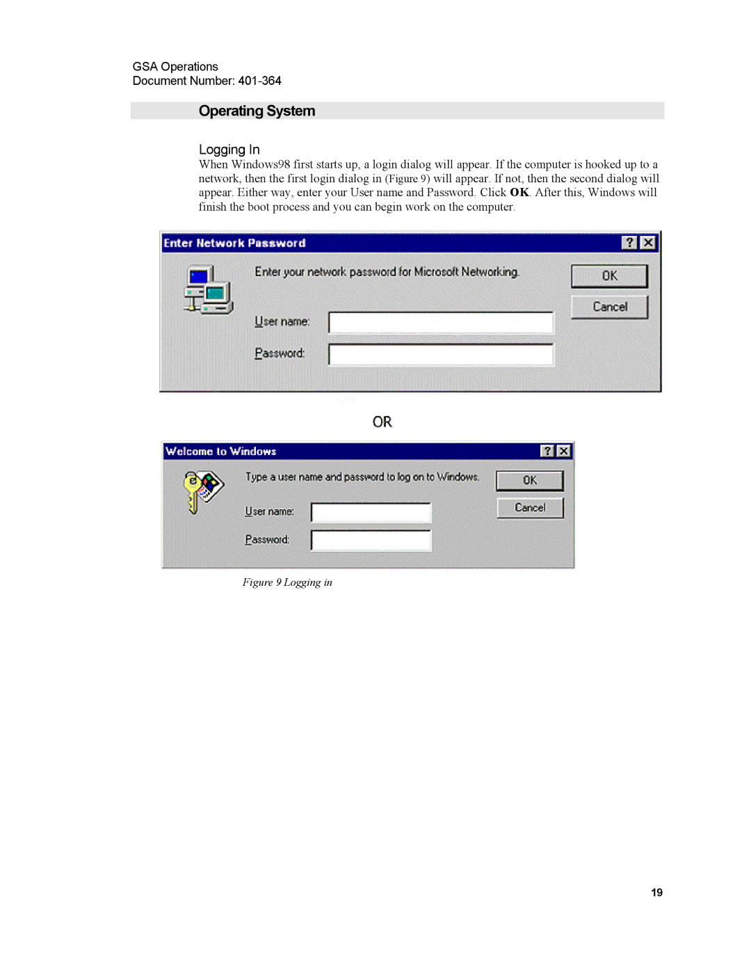 Xircom 1500 manual Operating System, Logging 