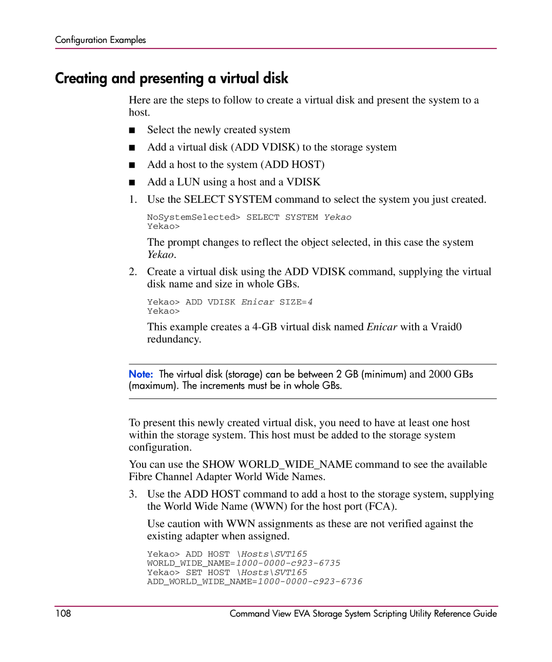 XM Satellite Radio AA-RU5HC-TE manual Creating and presenting a virtual disk 