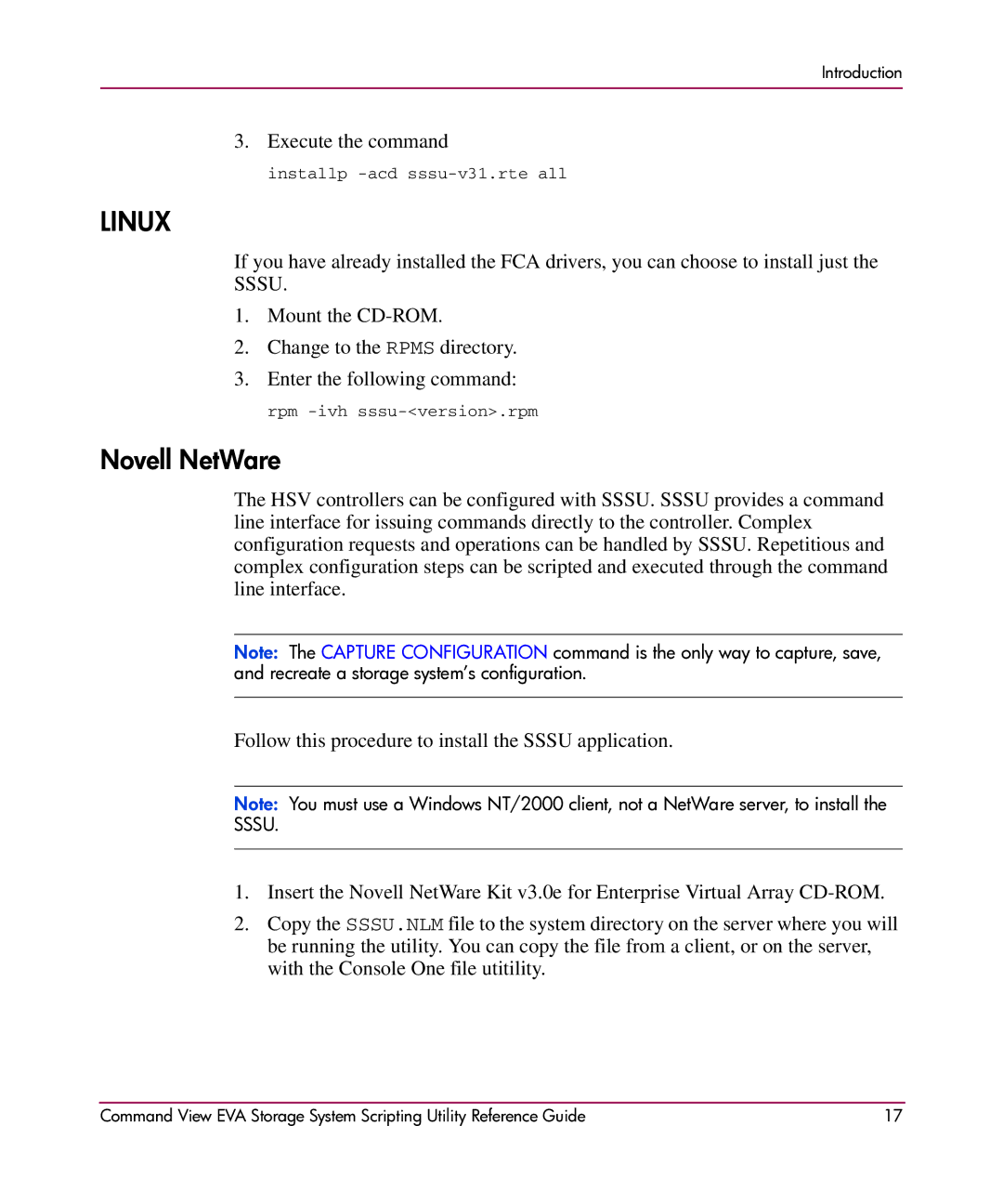 XM Satellite Radio AA-RU5HC-TE manual Linux, Novell NetWare 