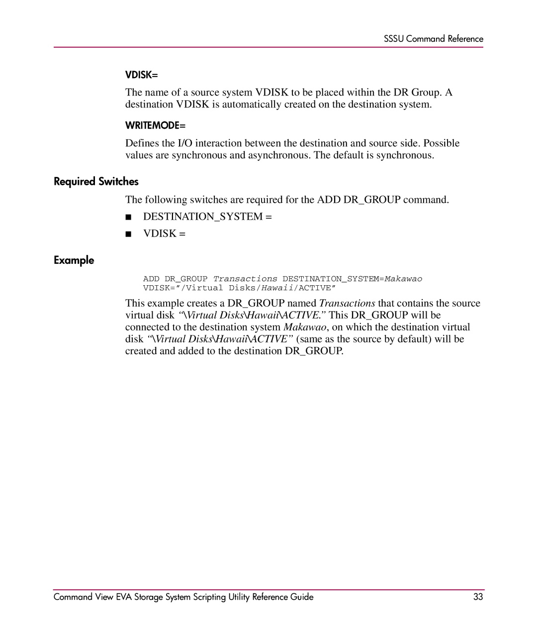 XM Satellite Radio AA-RU5HC-TE manual Required Switches, Example 