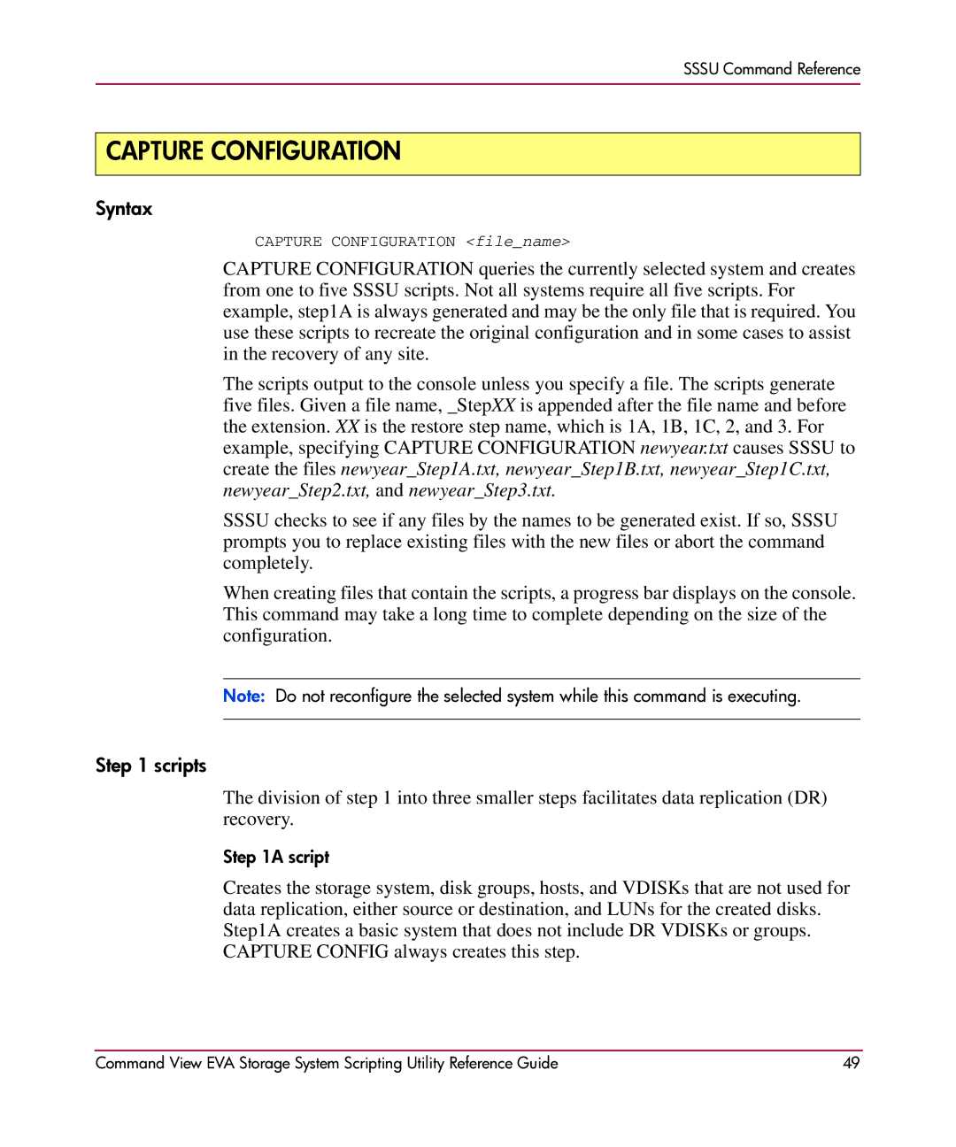 XM Satellite Radio AA-RU5HC-TE manual Capture Configuration, Scripts 