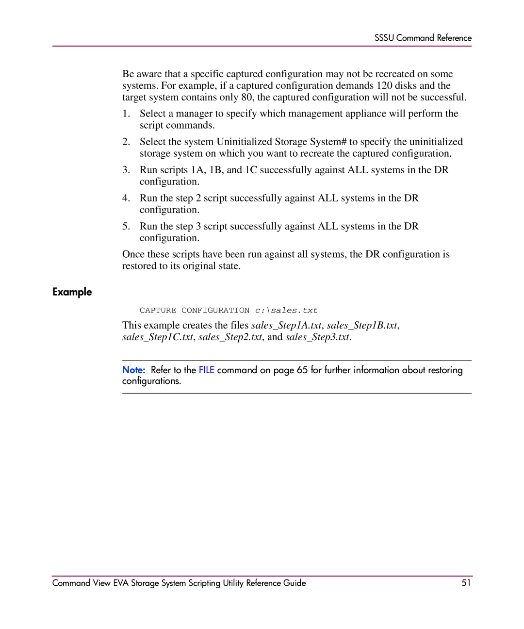 XM Satellite Radio AA-RU5HC-TE manual Capture Configuration c\sales.txt 