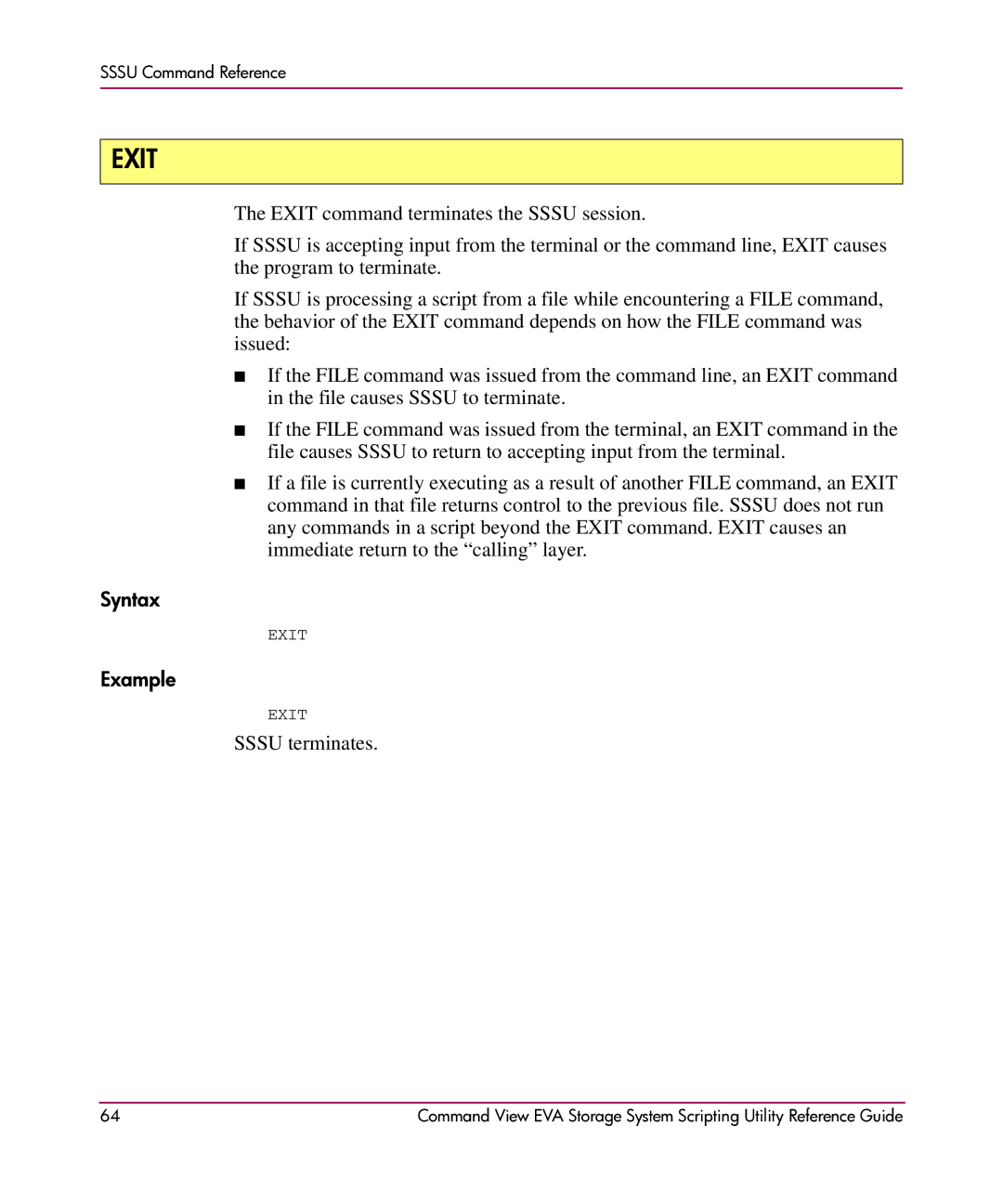 XM Satellite Radio AA-RU5HC-TE manual Exit 