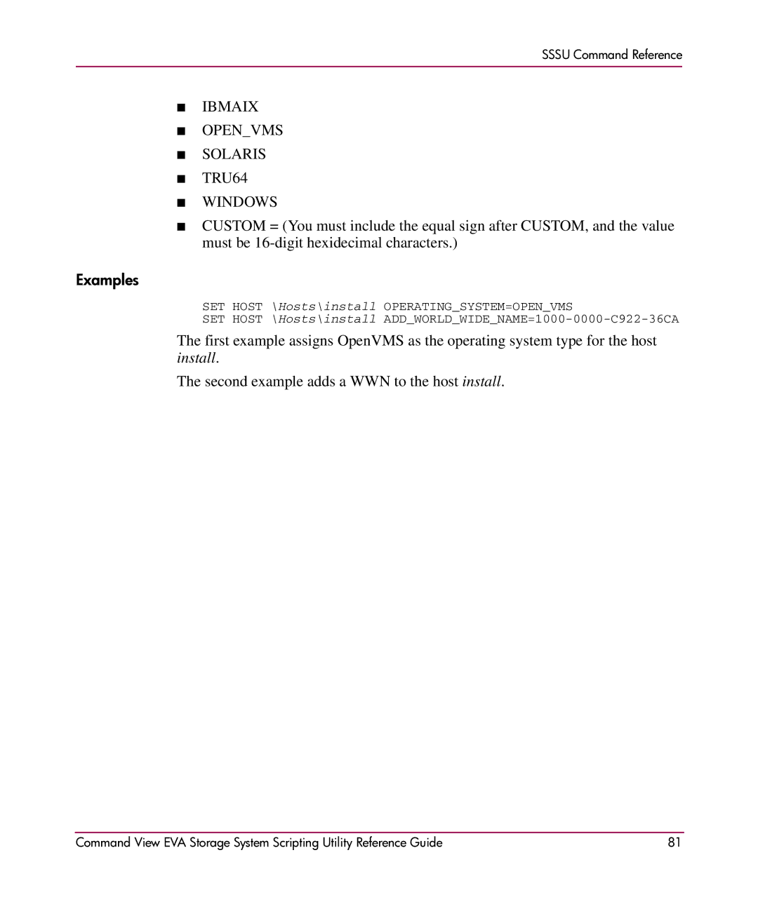 XM Satellite Radio AA-RU5HC-TE manual Ibmaix Openvms Solaris 