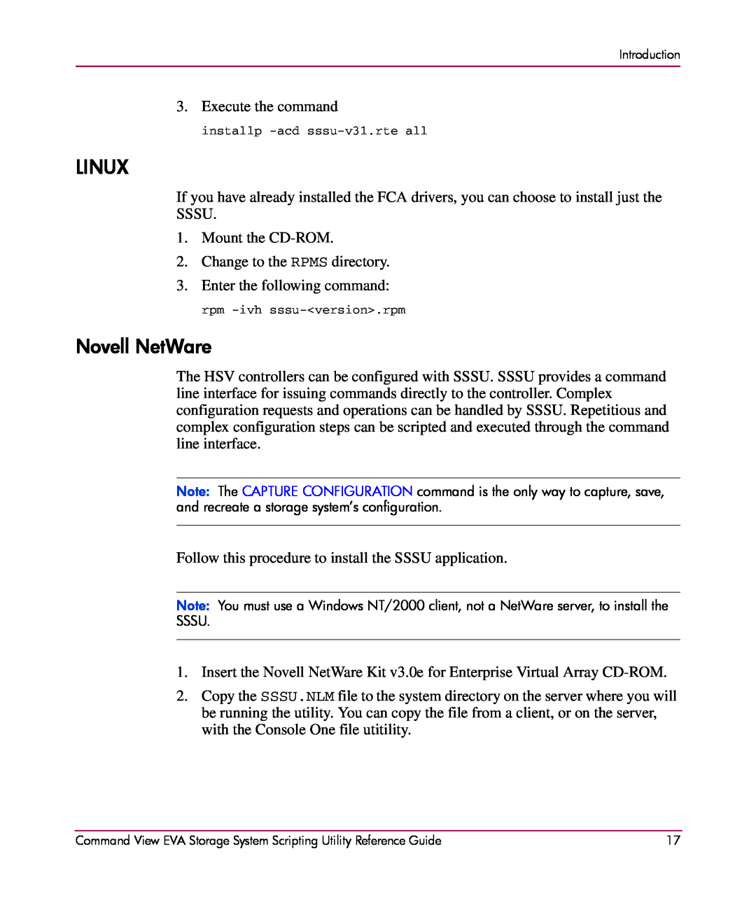 XM Satellite Radio AA-RU5HC-TE manual Linux, Novell NetWare 