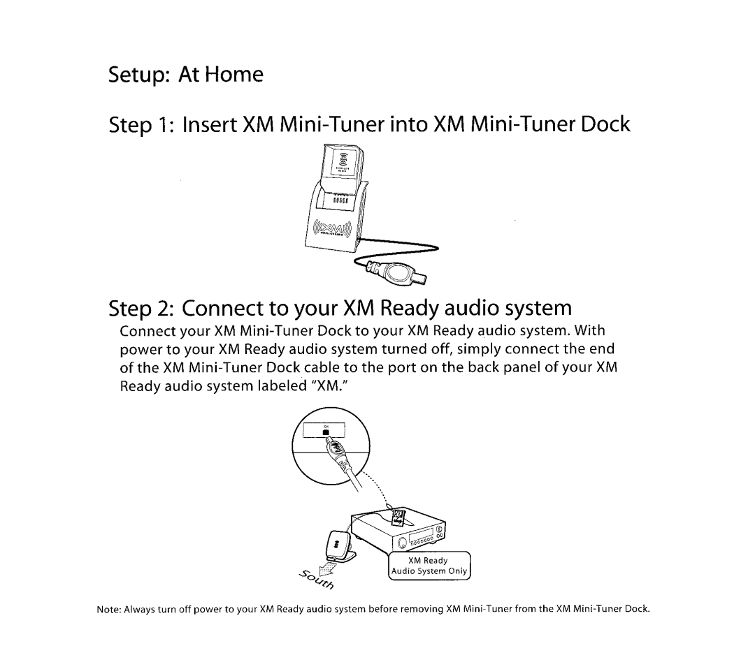 XM Satellite Radio CNP2000 manual 