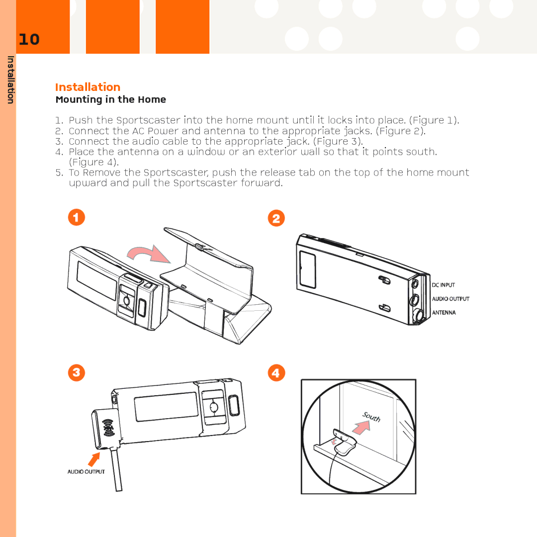 XM Satellite Radio R101 manual Installation 