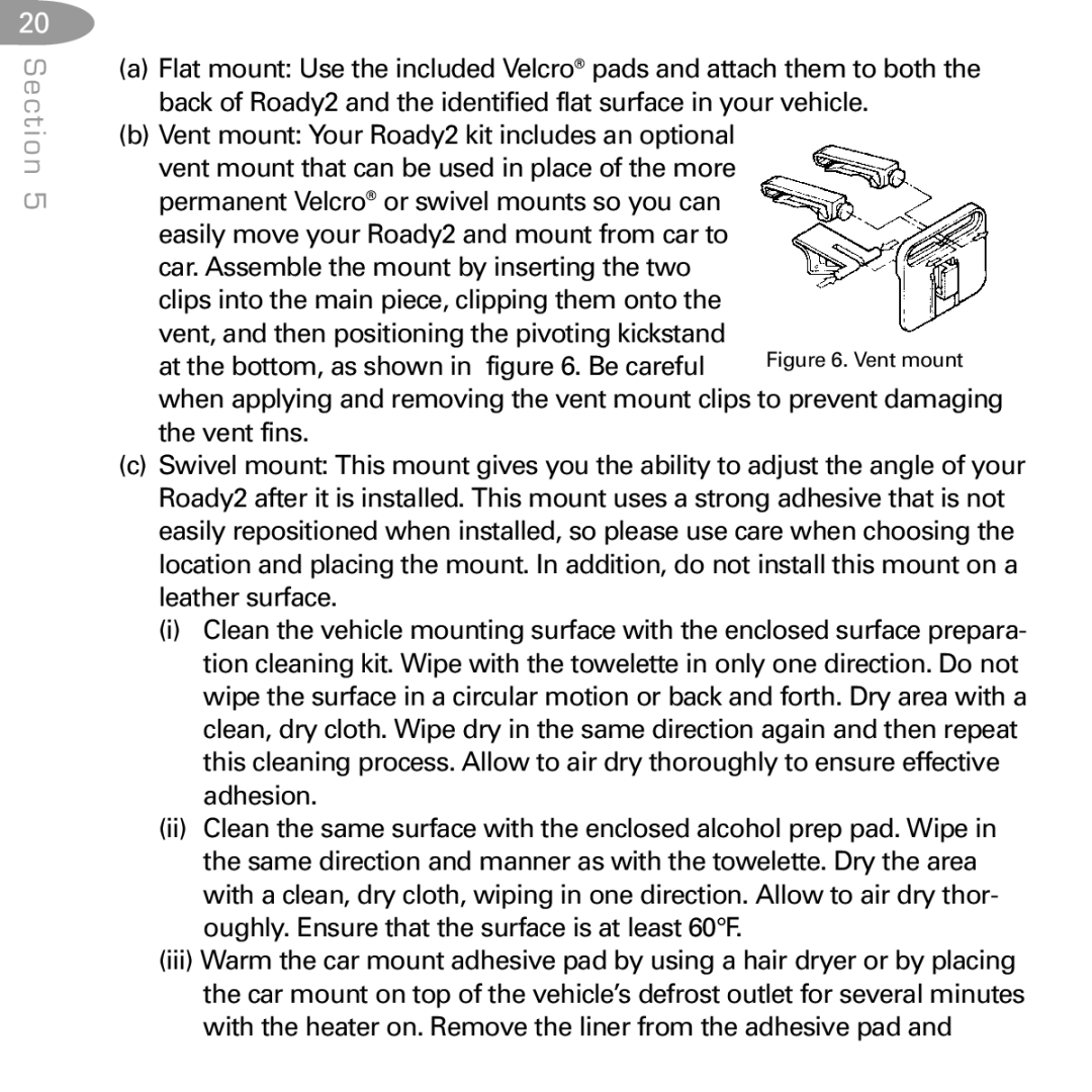 XM Satellite Radio SA10085 manual Section 