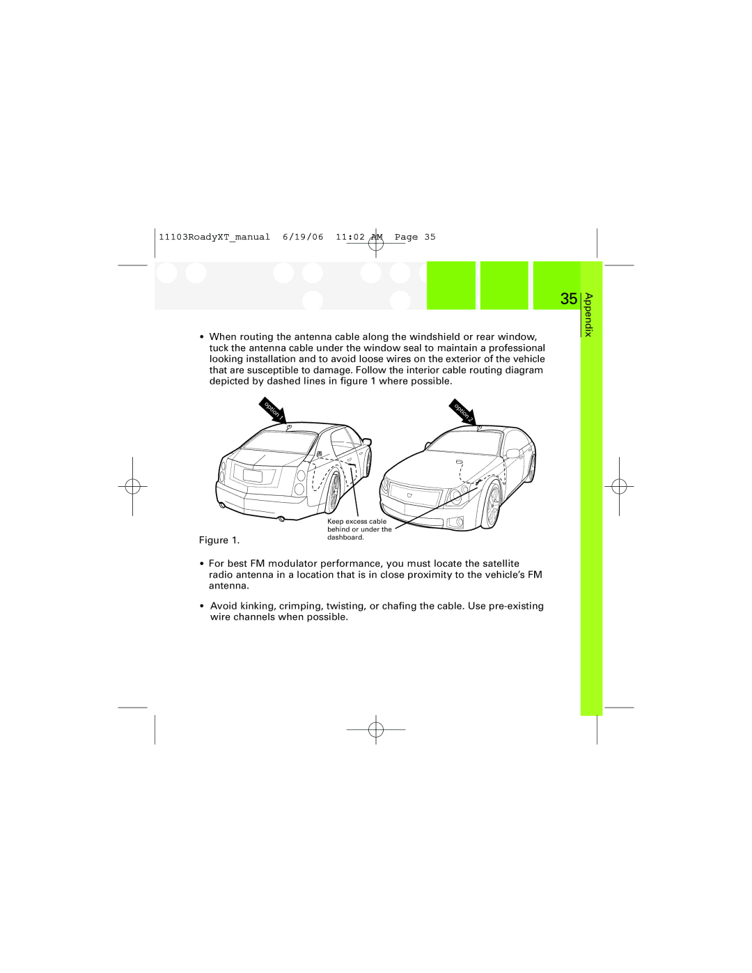 XM Satellite Radio SA10175 manual Option 