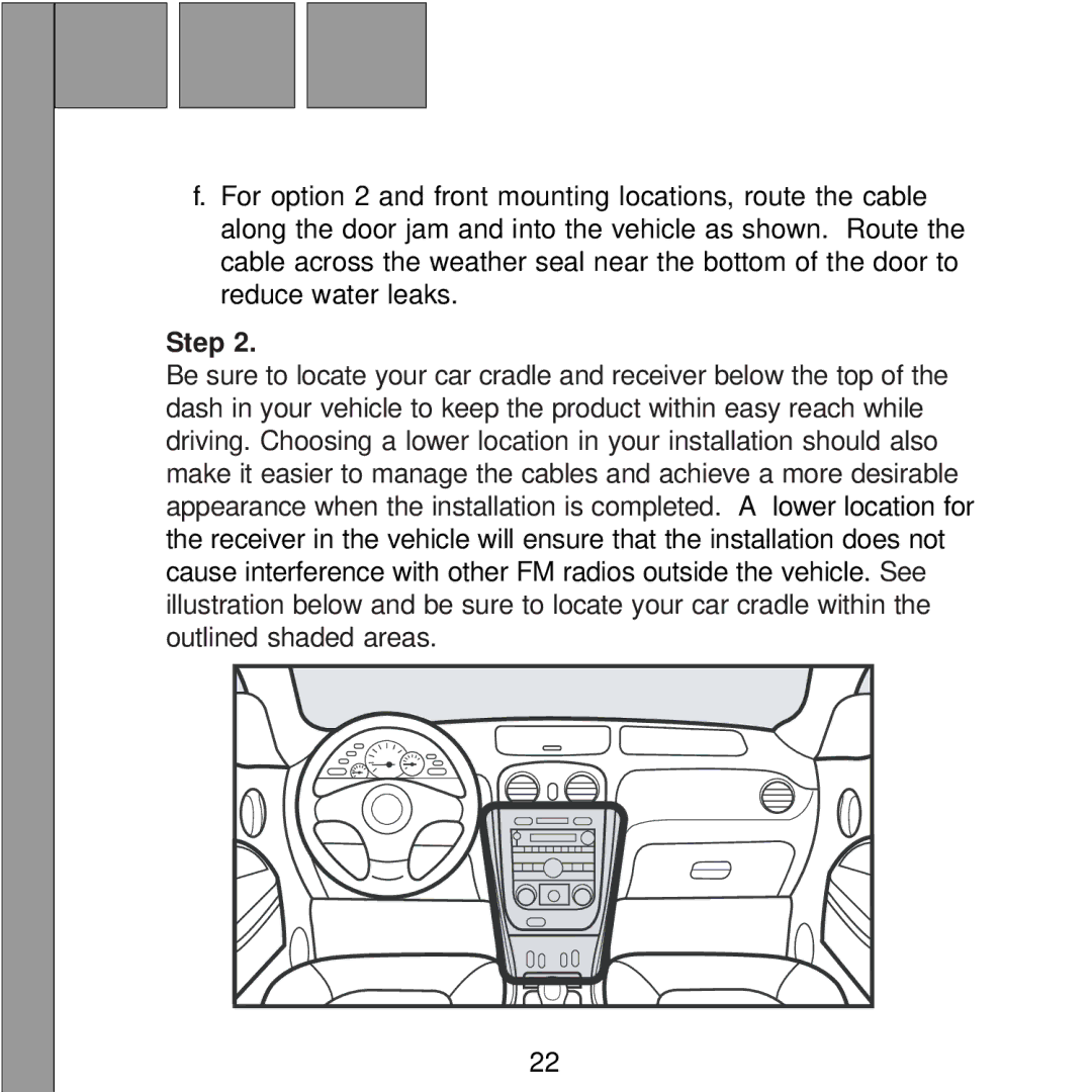 XM Satellite Radio XMC10 manual Step 